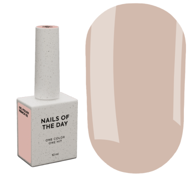 Гель-лак NAILSOFTHEDAY Gel Polish French №02, бежево-нюдовый, 10 мл
