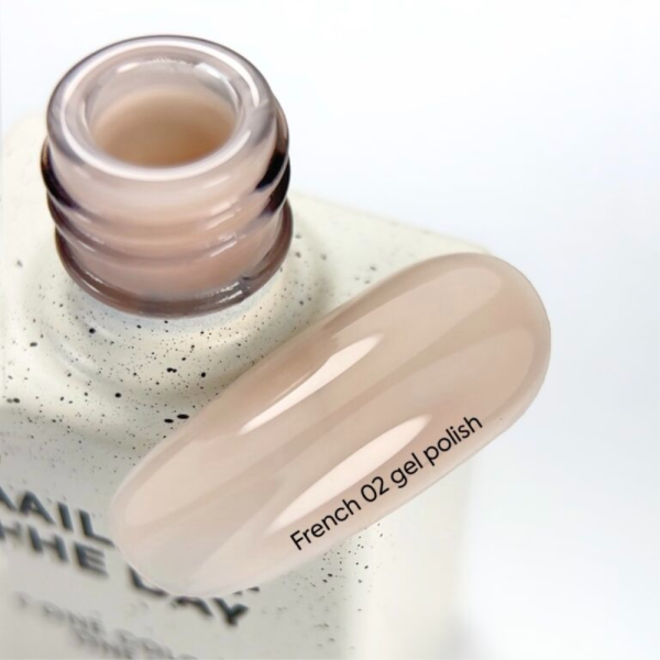 Гель-лак NAILSOFTHEDAY Gel Polish French №02, бежево-нюдовий, 10 мл