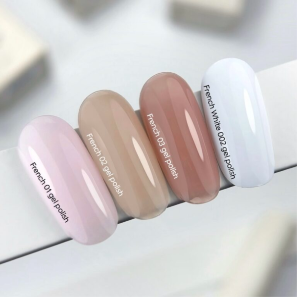 Гель-лак NAILSOFTHEDAY Gel Polish French №02, бежево-нюдовий, 10 мл