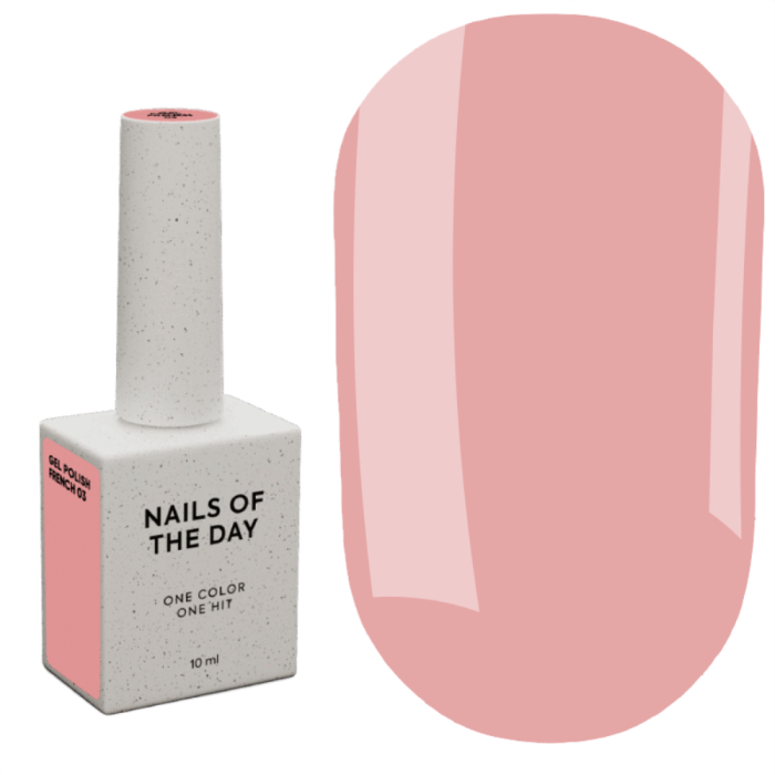 Гель-лак NAILSOFTHEDAY Gel Polish French №03, нюдовый, 10 мл