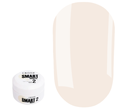 Гель для наращивания Crooz Smart Builder Gel №02, молочно-желтый, 15мл