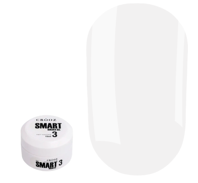 Гель для наращивания Crooz Smart Builder Gel №03, молочный, 15 мл
