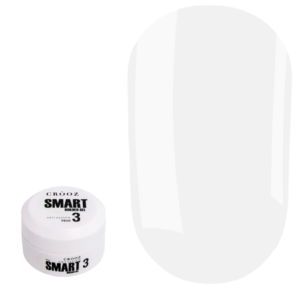 Гель для наращивания Crooz Smart Builder Gel №03, молочный, 15 мл