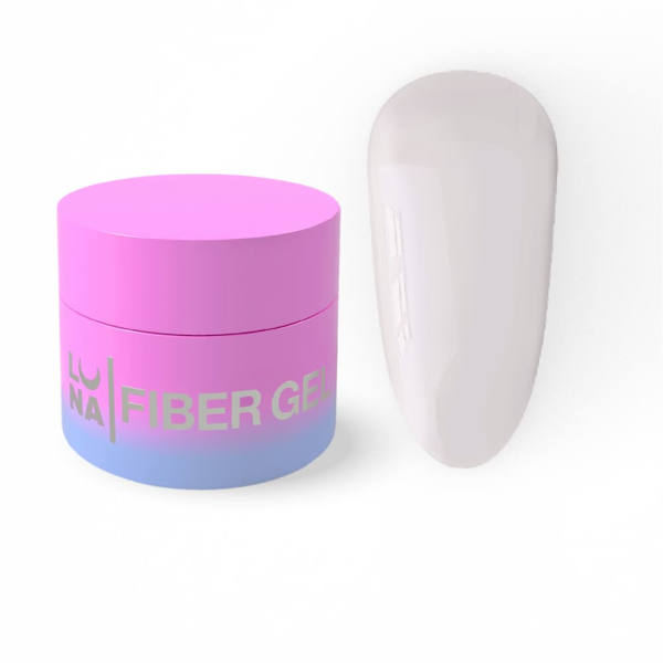Гель для ремонту тріщин LUNA Fiber Gel №01, з мікроволокнами, прозорий, 5 мл