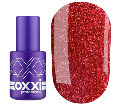 Гель-лак котяче око OXXI Professional Crystal Cat №008, червоний, 10 мл
