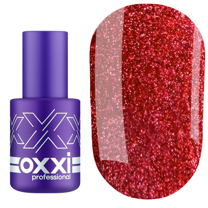 Гель-лак кошачий глаз OXXI Professional Crystal Cat №008, красный, 10 мл