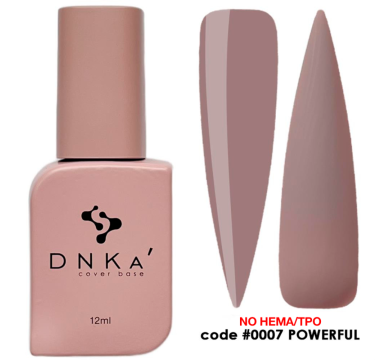 База камуфлююча DNKa Cover Rubber Base French New Formula №0007 Powerful, холодний беж, 12 мл