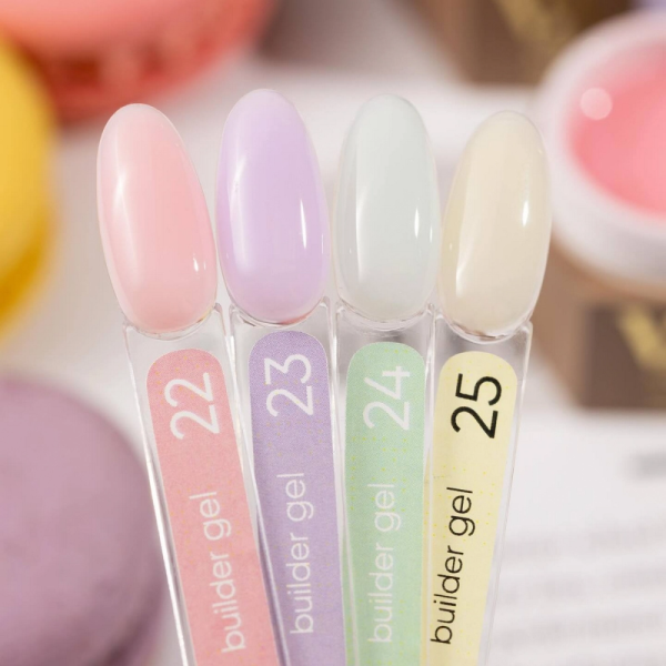 Гель для наращивания Valeri Builder Gel New №23, лиловый, 15 мл