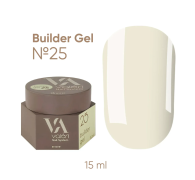 Гель для наращивания Valeri Builder Gel New №25, масло, 15 мл