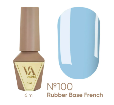 База камуфлирующая Valeri Rubber Base French New №100, голубая, 6 мл