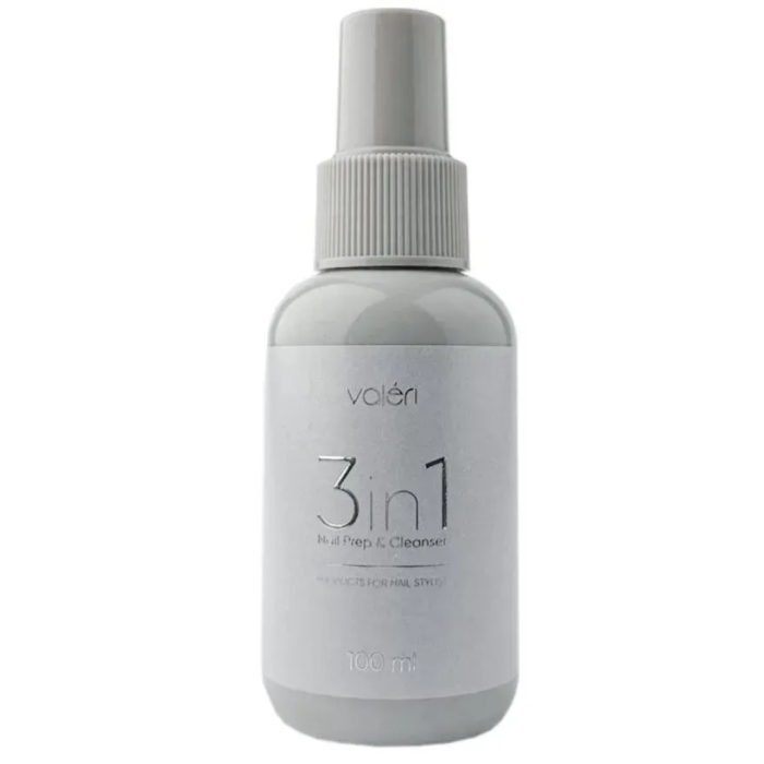 Обезжириватель (дегидратор) Valeri 3в1 Nail Prep&Cleanser, 100 мл