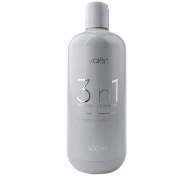 Знежирювач (дегідрататор) Valeri 3в1 Nail Prep&Cleanser, 400 мл