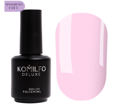 Гель-лак Komilfo French Collection №F001, лілово-рожевий, 15 мл (HEMA/TPO free)