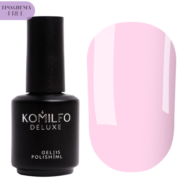 Гель-лак Komilfo French Collection №F001, лілово-рожевий, 15 мл (HEMA/TPO free)