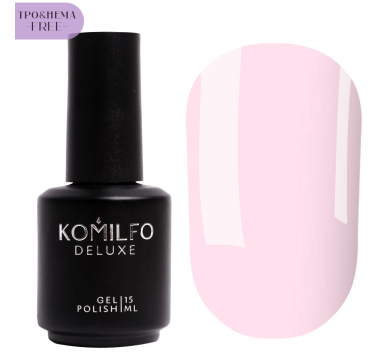 Гель-лак Komilfo French Collection №F002, ніжно-рожевий, 15 мл (HEMA/TPO free)