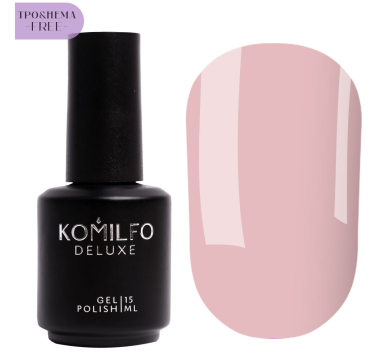 Гель-лак Komilfo French Collection №F004, перлино-рожевий, 15 мл (HEMA/TPO free)