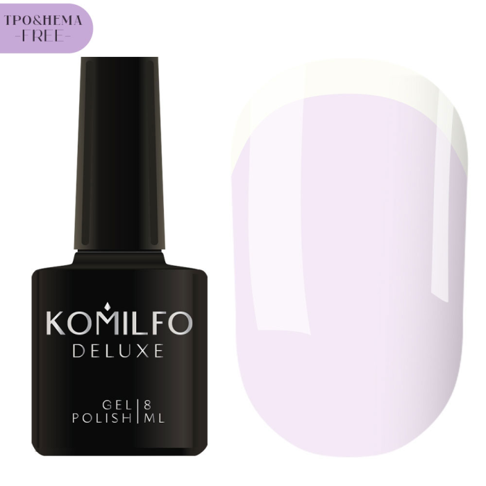 Гель-лак Komilfo French Collection №F011, ліловий, 8 мл (HEMA/TPO free)