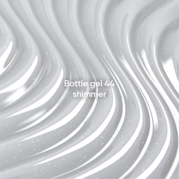 NAILSOFTHEDAY Bottle Gel №44 Shimmer - надміцний гель, молочний з шиммером, 10 мл