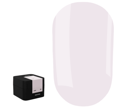 Гель для нарощування Biblioteka Builder Gel №03 Bare, натуральний, 15 мл