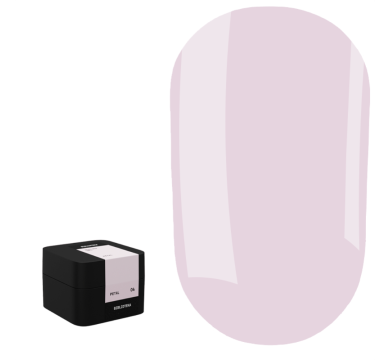 Гель для нарощування Biblioteka Builder Gel №04 Petal, ніжно-рожевий, 15 мл