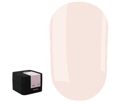 Гель для нарощування Biblioteka Builder Gel №07 Shade, холодний рожево-бежевий, 15 мл