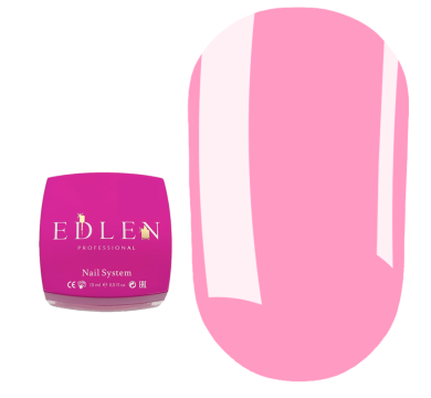Гель для наращивания Edlen Builder Gel Little Bows №85, розовый, 15 мл