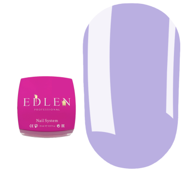 Гель для наращивания Edlen Builder Gel Little Bows №86, лавандовый, 15 мл