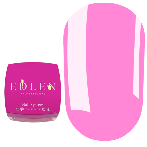 Гель для наращивания Edlen Builder Gel Little Bows №84, ярко-розовый, 30 мл