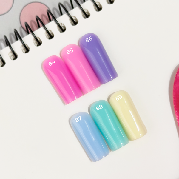 Гель для наращивания Edlen Builder Gel Little Bows №85, розовый, 30 мл