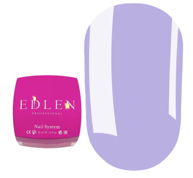 Гель для нарощування Edlen Builder Gel Little Bows №86, лавандовий, 30 мл