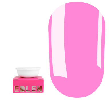 Змінний картридж Edlen Builder Gel Little Bows №84 - гель для нарощування, яскраво-рожевий, 15 мл