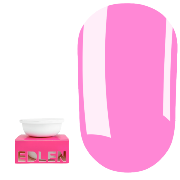 Сменный картридж Edlen Builder Gel Little Bows №84 - гель для наращивания, ярко-розовый, 15 мл