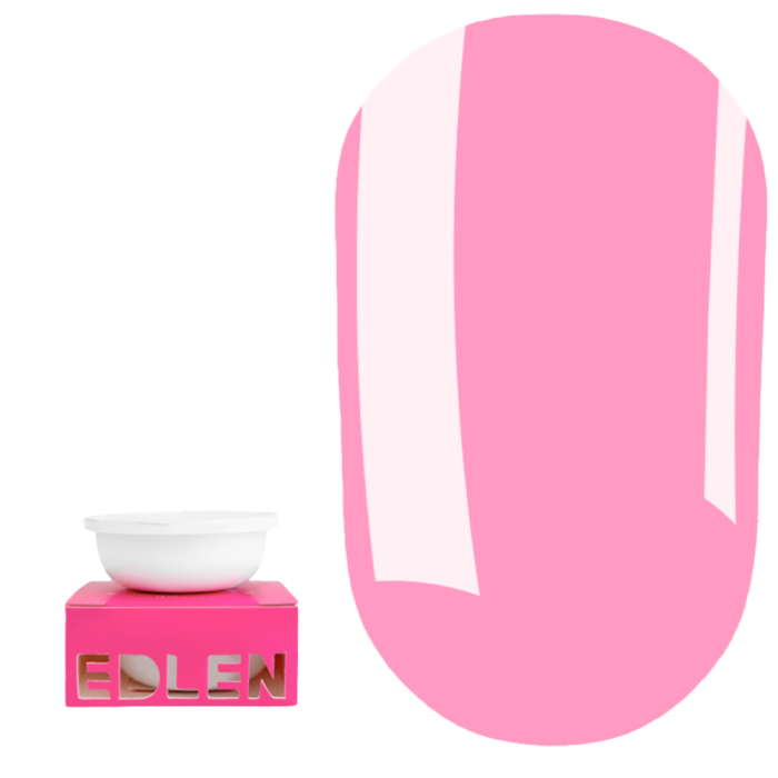 Сменный картридж Edlen Builder Gel Little Bows №85 - гель для наращивания, розовый, 15 мл