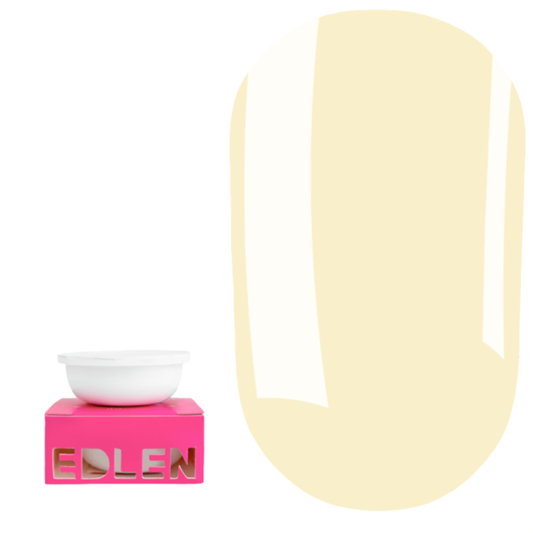 Змінний картридж Edlen Builder Gel Little Bows №89 - гель для нарощування, пастельно-жовтий, 15 мл
