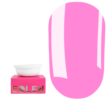 Сменный картридж Edlen Builder Gel Little Bows №84 - гель для наращивания, ярко-розовый, 30 мл