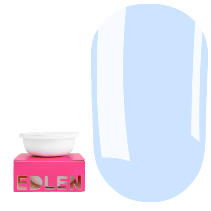 Сменный картридж Edlen Builder Gel Little Bows №87 - гель для наращивания, голубой, 30 мл
