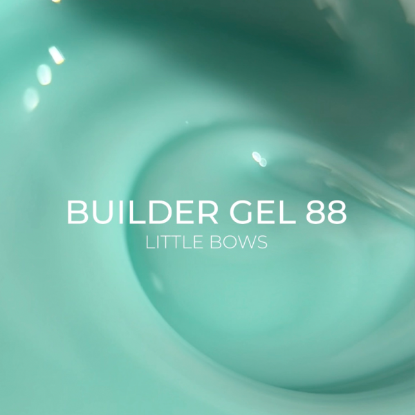 Сменный картридж Edlen Builder Gel Little Bows №88 - гель для наращивания, мятно-бирюзовый, 30 мл