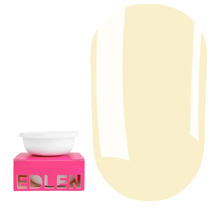 Сменный картридж Edlen Builder Gel Little Bows №89 - гель для наращивания, пастельно-желтый, 30 мл