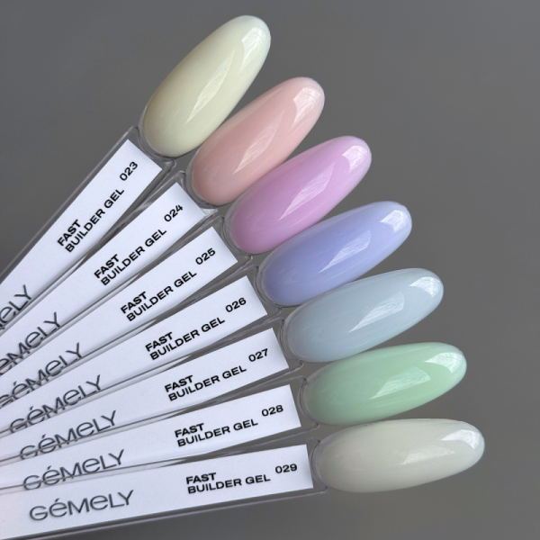 Гель рідкий GEMELY Fast Builder Gel №025, рожевий, 15 мл
