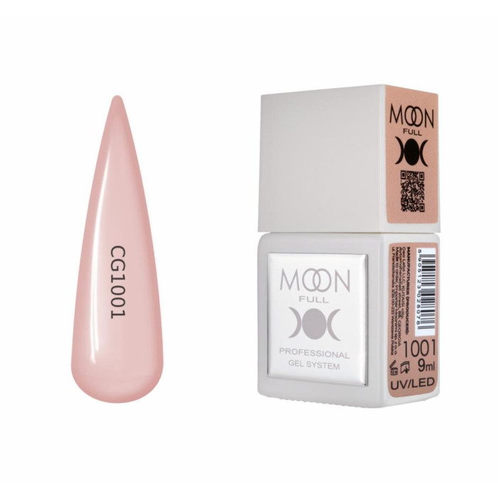 Гель-лак Moon Full Color Gel Polish №CGs1001, бежевий, 9 мл