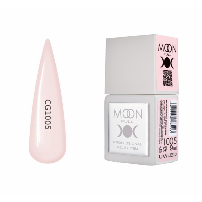 Гель-лак Moon Full Color Gel Polish №CGs1005, кремово-рожевий, 9 мл