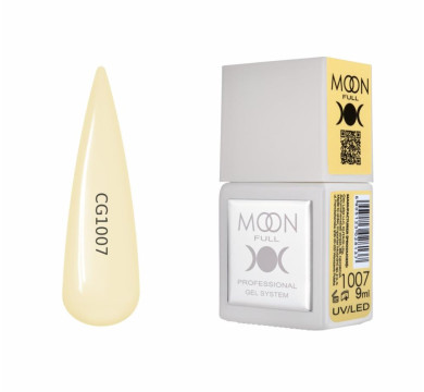 Гель-лак Moon Full Color Gel Polish №CGs1007, жовтий, 9 мл