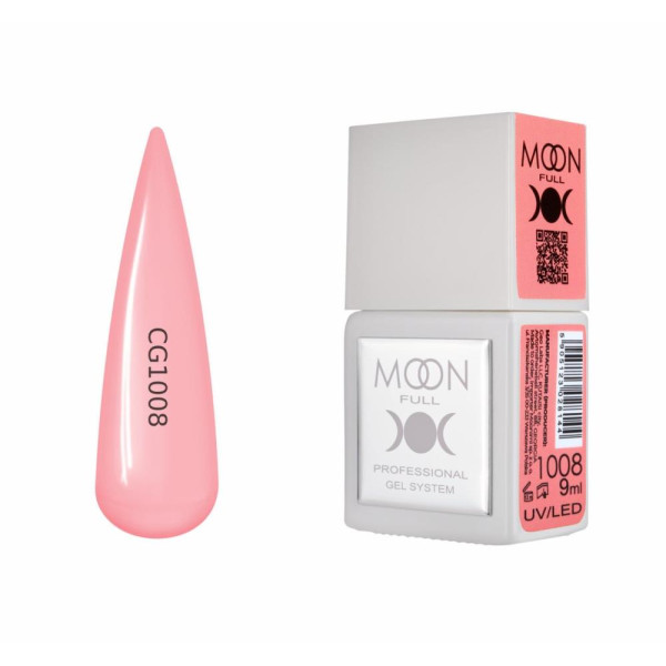 Гель-лак Moon Full Color Gel Polish №CGs1008, кораловий, 9 мл