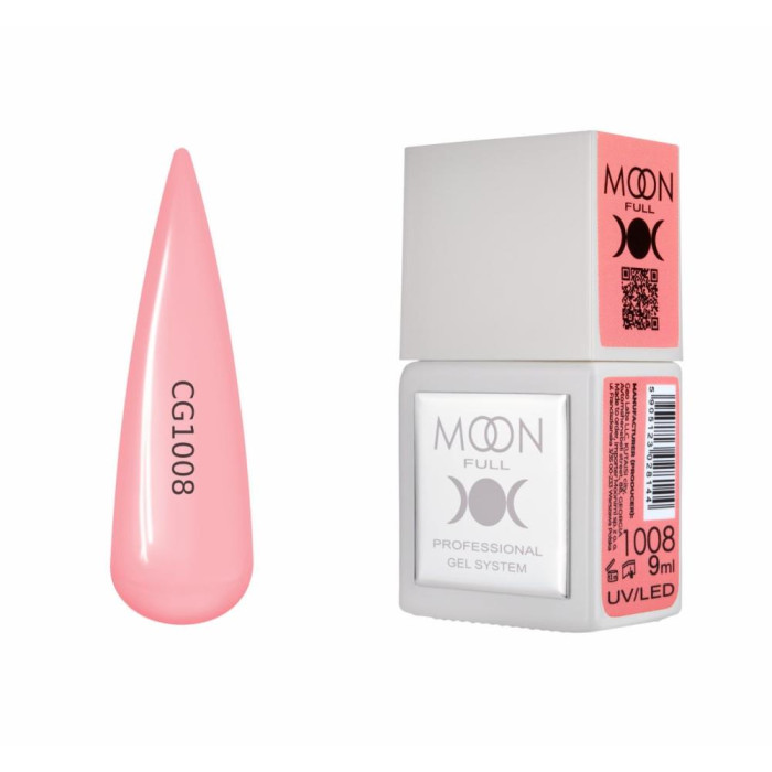 Гель-лак Moon Full Color Gel Polish №CGs1008, кораловий, 9 мл