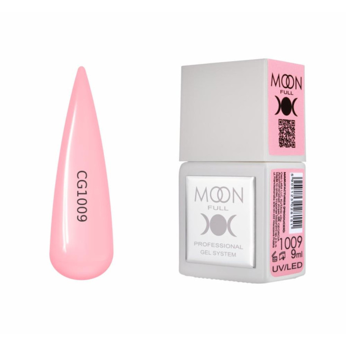 Гель-лак Moon Full Color Gel Polish №CGs1009, рожевий, 9 мл