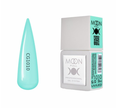 Гель-лак Moon Full Color Gel Polish №CGs1010, м'ятний, 9 мл