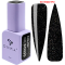 Гель-лак DNKa Gel Polish Color New Formula #0099, чорний із сріблястими блискітками, 12 мл