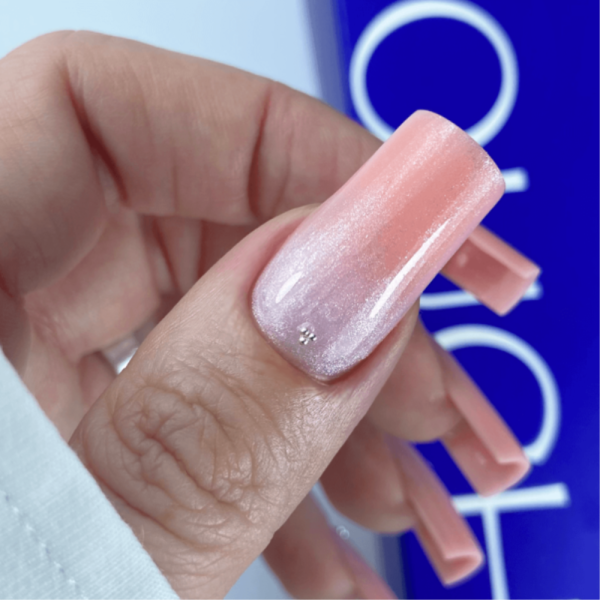 Гель моделюючий Touch Builder Liquid №05, рожевий з шиммером, 15 мл