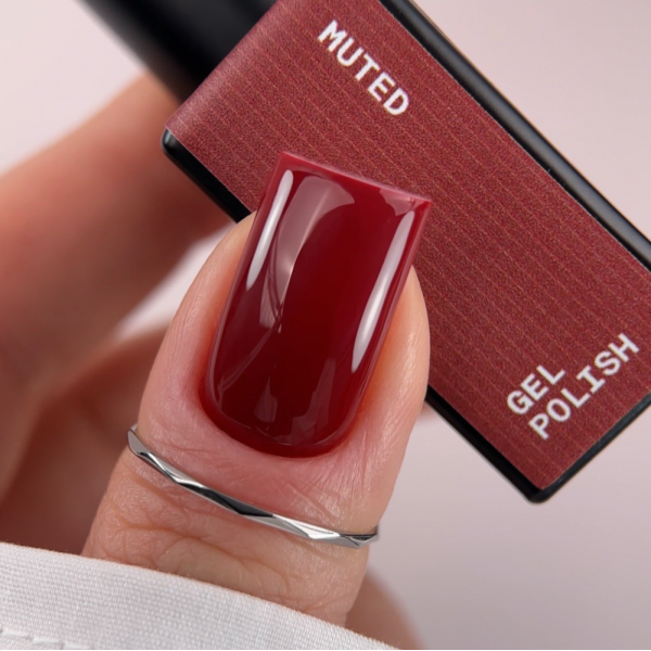 Гель-лак Biblioteka Gel Polish №61 Muted, бордо, 10 мл