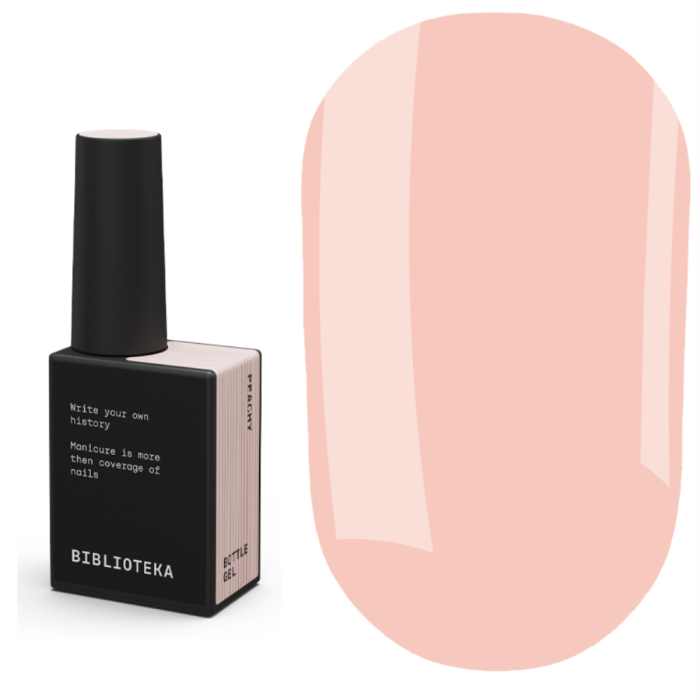 Гель жидкий Biblioteka Bottle Gel №06 Peachy, теплый телесный, 10 мл